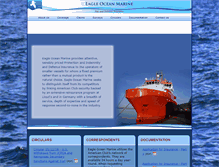 Tablet Screenshot of eagleoceanmarine.com